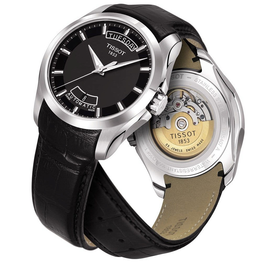 Часы Tissot Couturier Automatic T035.407.16.051.00 — механические, сталь