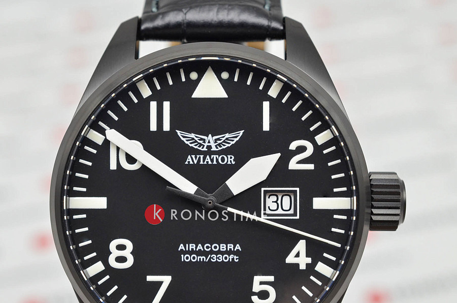 Часы Aviator Airacobra V.1.22.5.148.4 — металл сталь, Швейцария