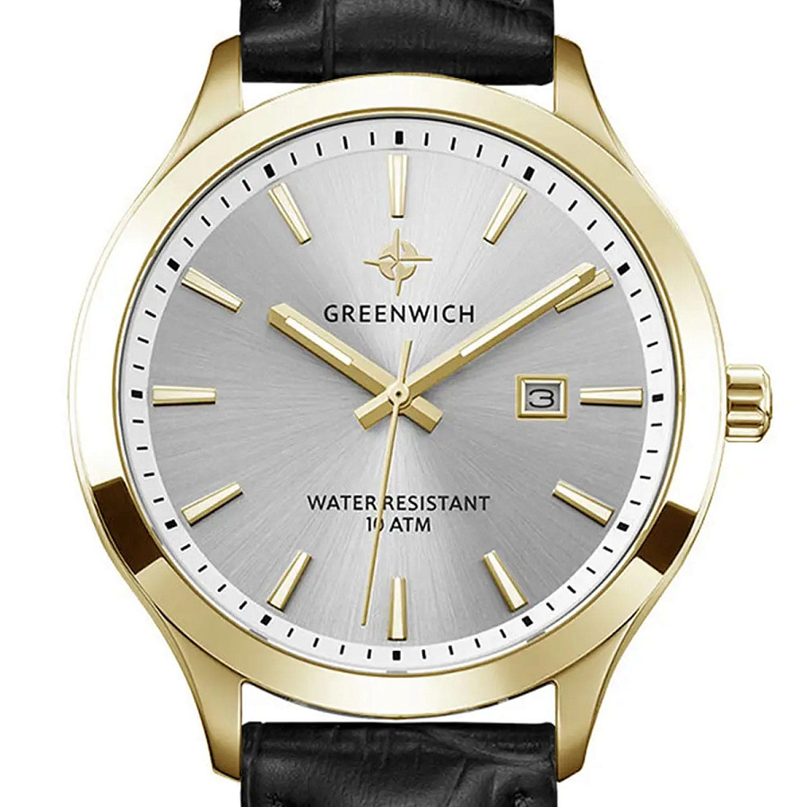 Часы Greenwich Helm GW 041.21.33 — кварцевые, металл сталь