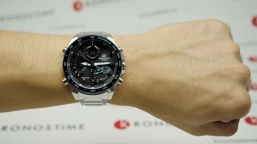 Часы Casio Edifice ECB-900DB-1BDR (ECB-900DB-1B) — Япония, мужские