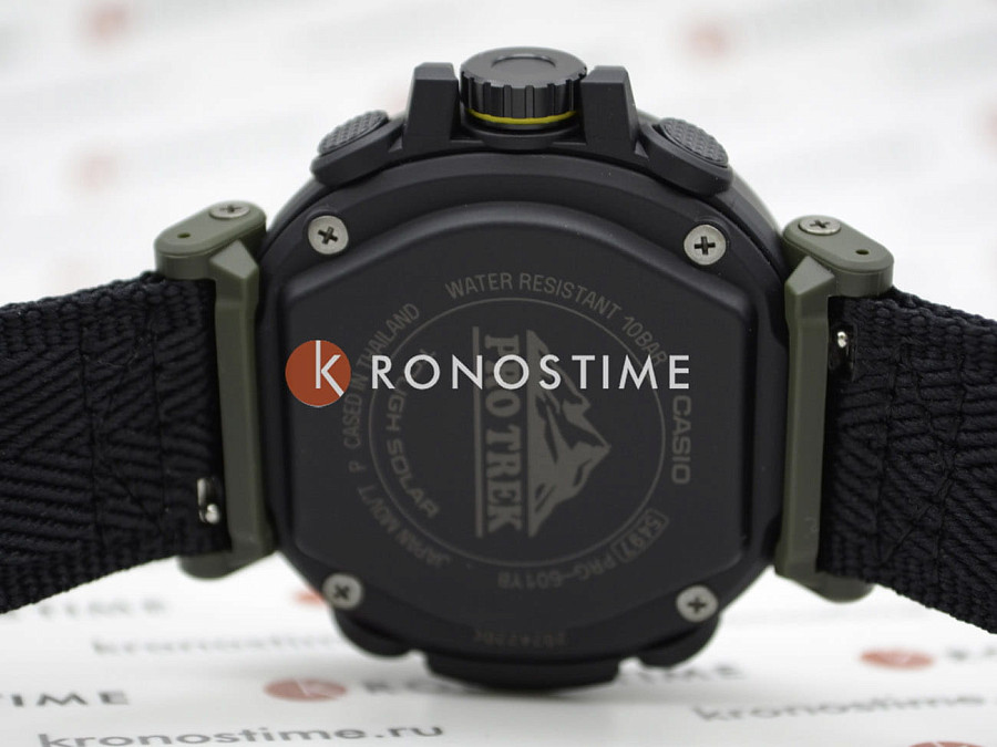 Часы Casio Pro Trek PRG-601YB-3DR (PRG-601YB-3) — зеленый, кварцевые