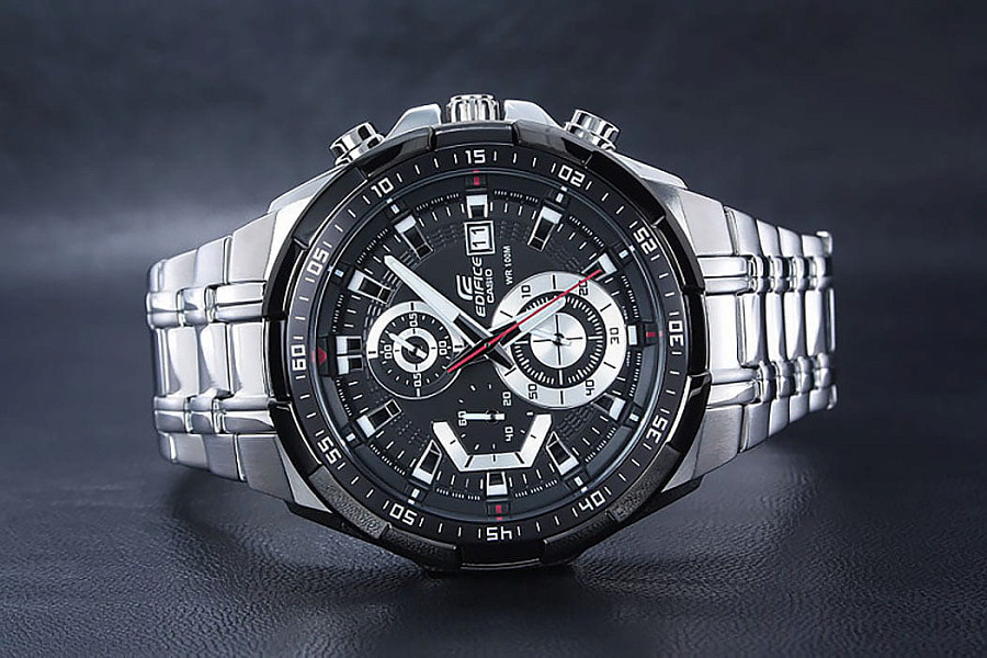 Часы Casio Edifice EFR-539D-1A — кварцевые, сталь металл