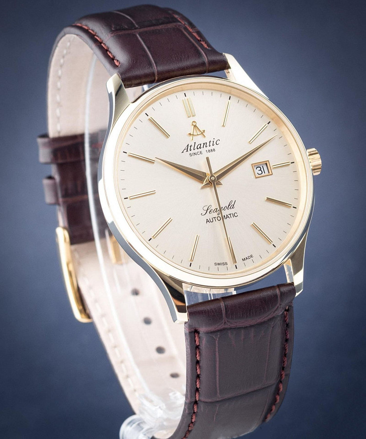 Часы Atlantic Seagold 95744.65.31 — мужские, кожаный
