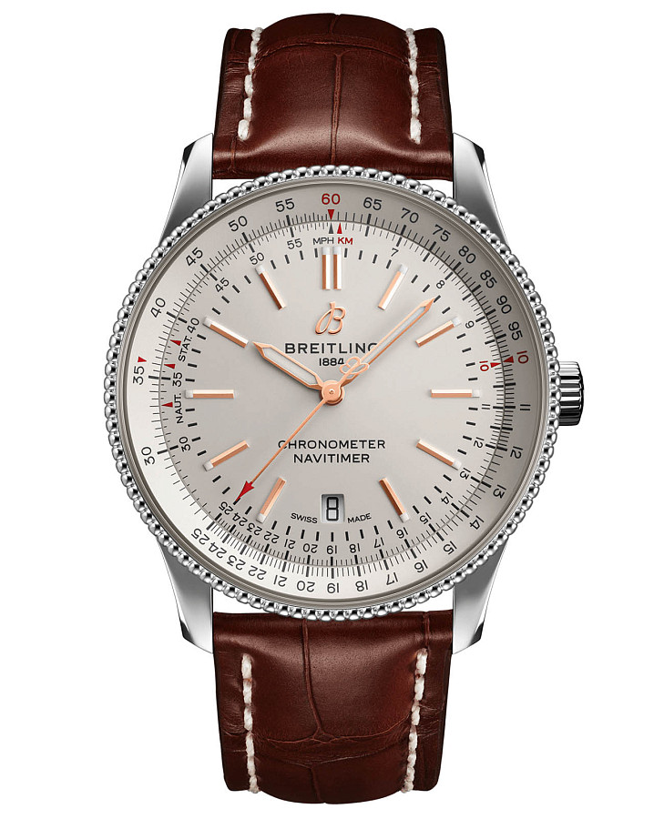 Часы Breitling Navitimer Automatic 41 A17326211G1P1 — мужские, серебристый