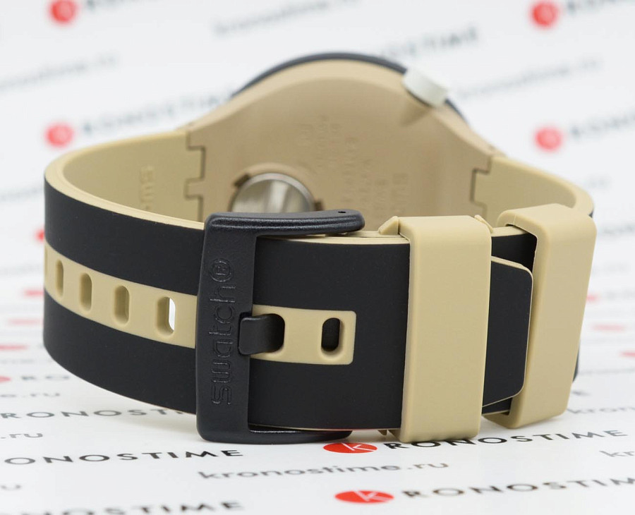 Часы Swatch Big Bold Bioceramic Lacquered SB03C100 — Швейцария, кварцевые