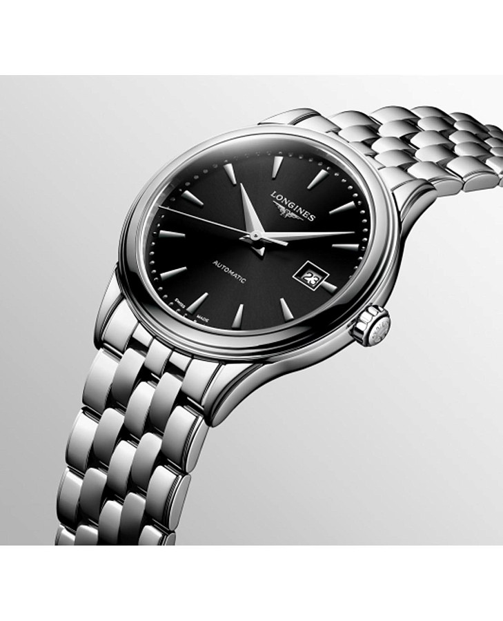 Часы Longines Flagship L4.374.4.59.6 — женские, кожаный