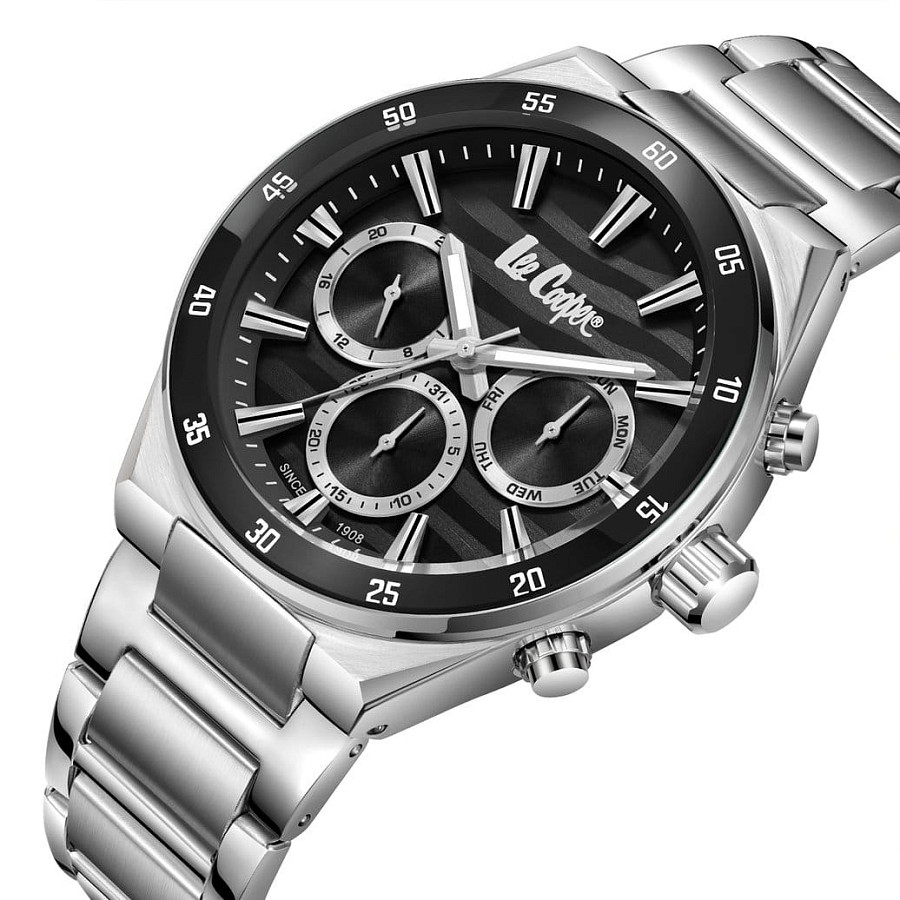Часы Lee Cooper LC08175.350 — кварцевые, суперметалл металл