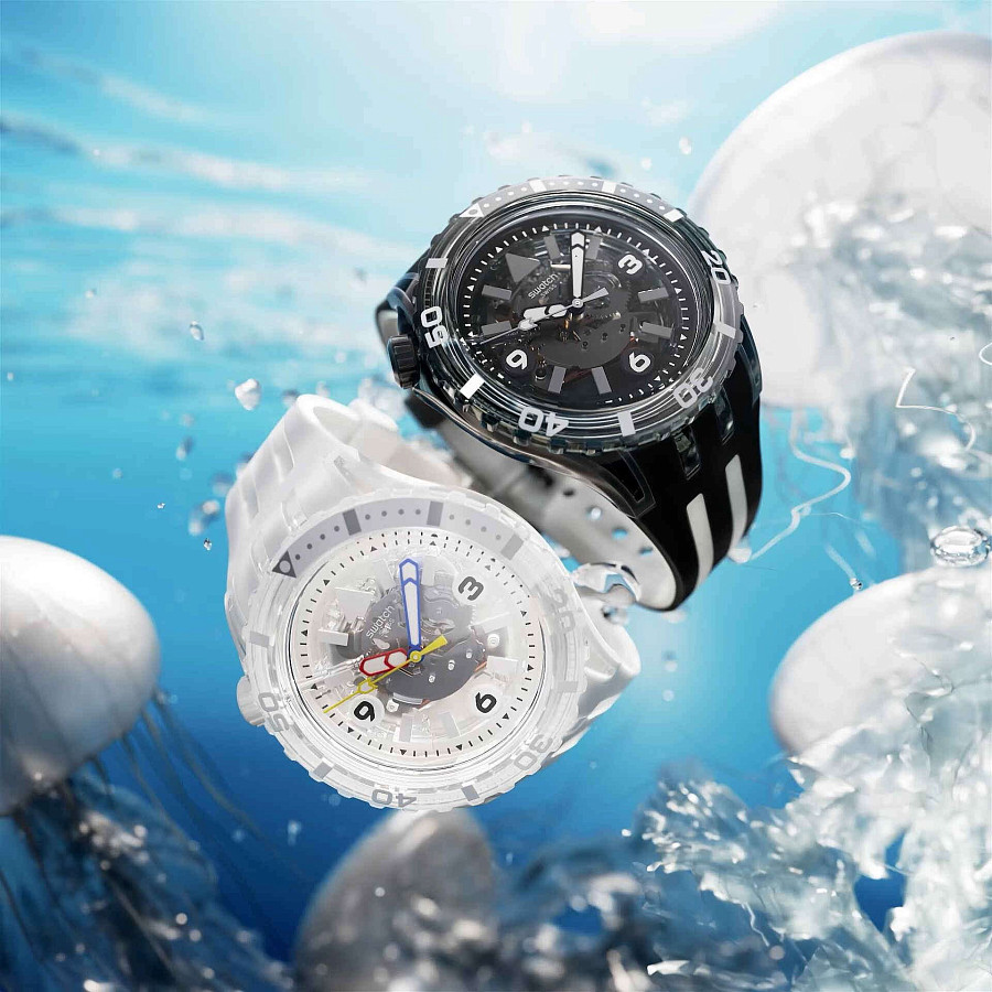 Часы Swatch Black Sea Nettle SSCU09B100 — артикул SSCU09B100