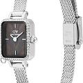 Шведские наручные часы Daniel Wellington Quadro Mini Crystal Zodiac Sterling DW00100750, фото 4