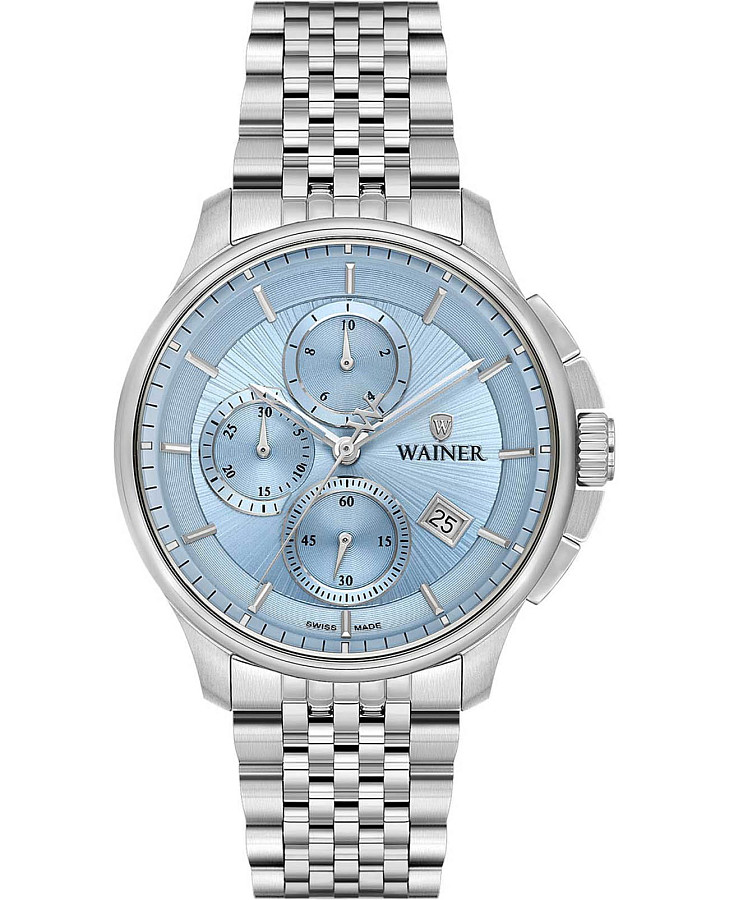 Часы Wainer WA.19100-F — мужские, голубой