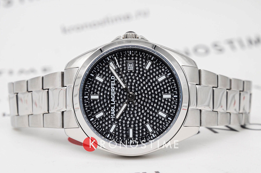 Часы Karl Lagerfeld Round Essentials R0553101508 — кварцевые, сталь металл