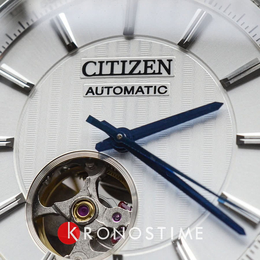 Часы Citizen Automatic NH9111-11B — мужские, кожаный