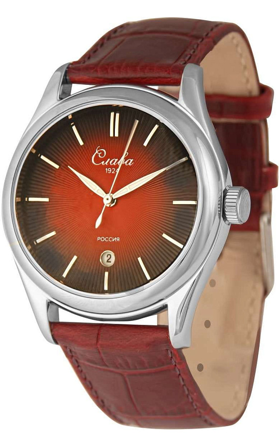 Часы Слава Сенат 2490539/300-2115 — кварцевые, металл сталь