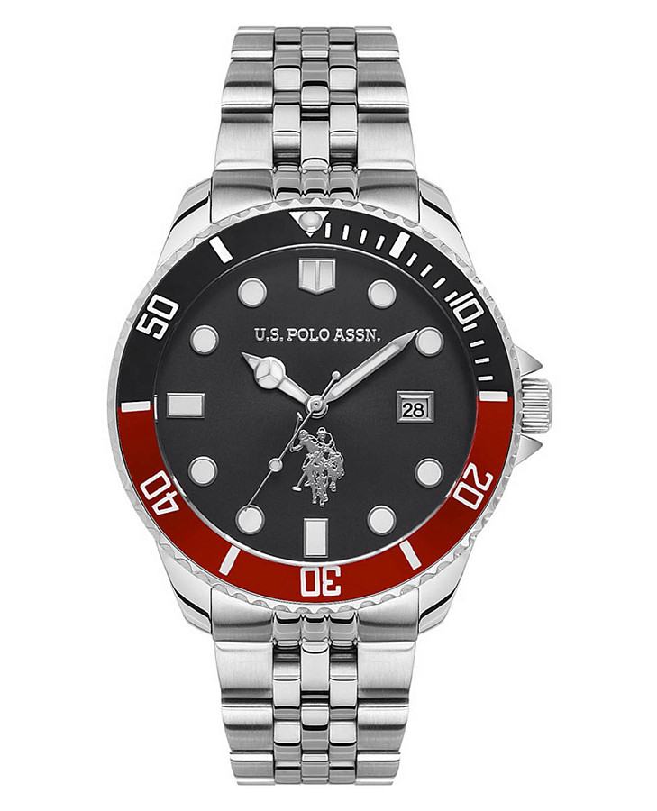 Часы U.S. Polo Assn. Fundamental USPA1048-04 — мужские, черный