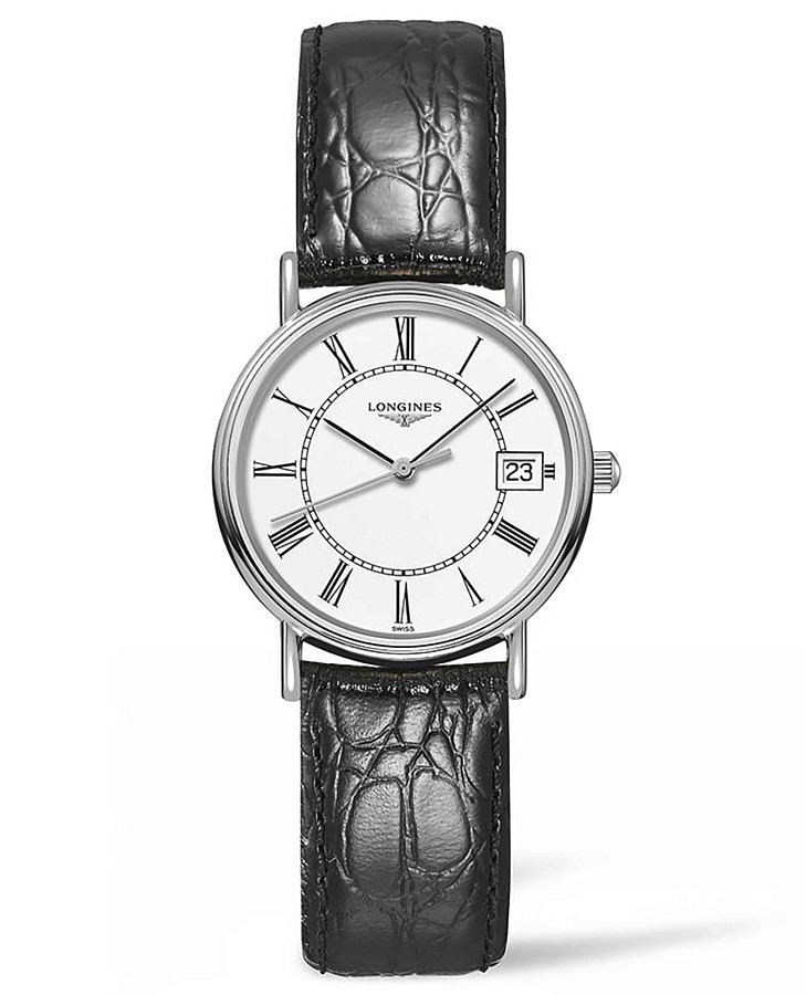 Часы Longines Presence L4.320.4.11.2 — женские, белый