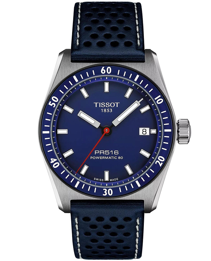 Часы Tissot Powermatic PR516 80 T149.407.16.041.00 — мужские, синий