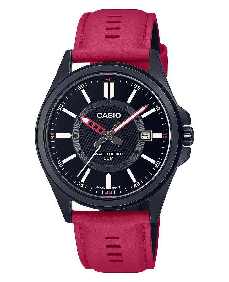 Часы Casio Collection MTP-E700BL-1E — мужские, черный