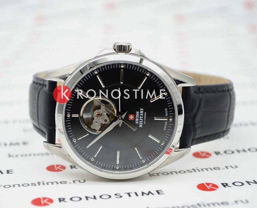 Часы Swiss Military by Chrono SMA34085.33 — кожаный, мужские