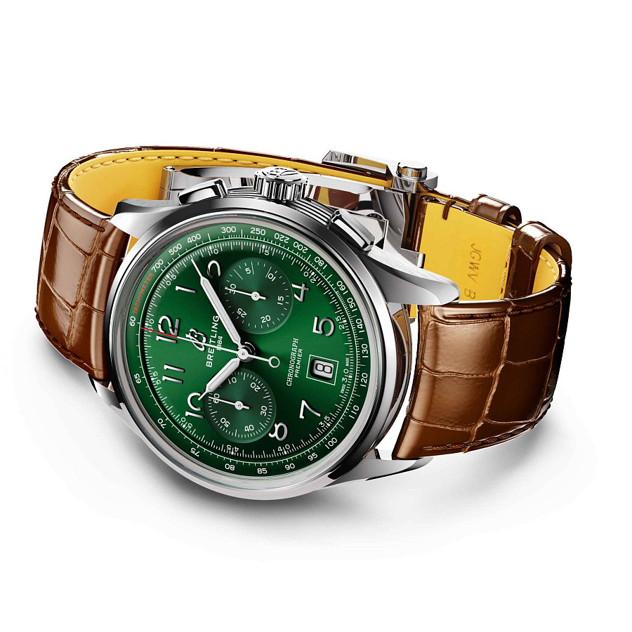 Часы Breitling Premier B01 Chronograph 42 AB0145371L1P1 — металл сталь, Швейцария