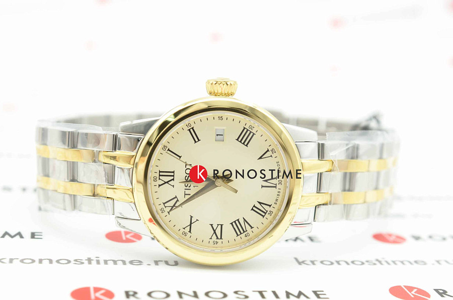Часы Tissot Classic Dream Lady T129.210.22.263.00 — золотой, сталь