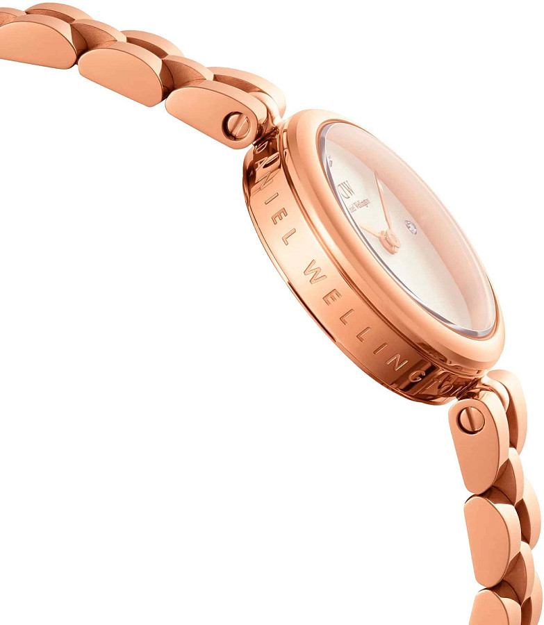 Часы Daniel Wellington Elan Lumine Rose Gold DW00100717 — сталь металл, Швеция