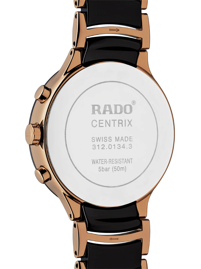 Часы Rado Centrix Chronograph R30187172 — кварцевые, сталь металл