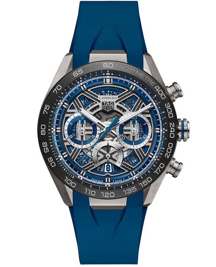 Часы TAG Heuer Carrera Chronograph Extreme Sport CBU2081.FT6274 — мужские, синий