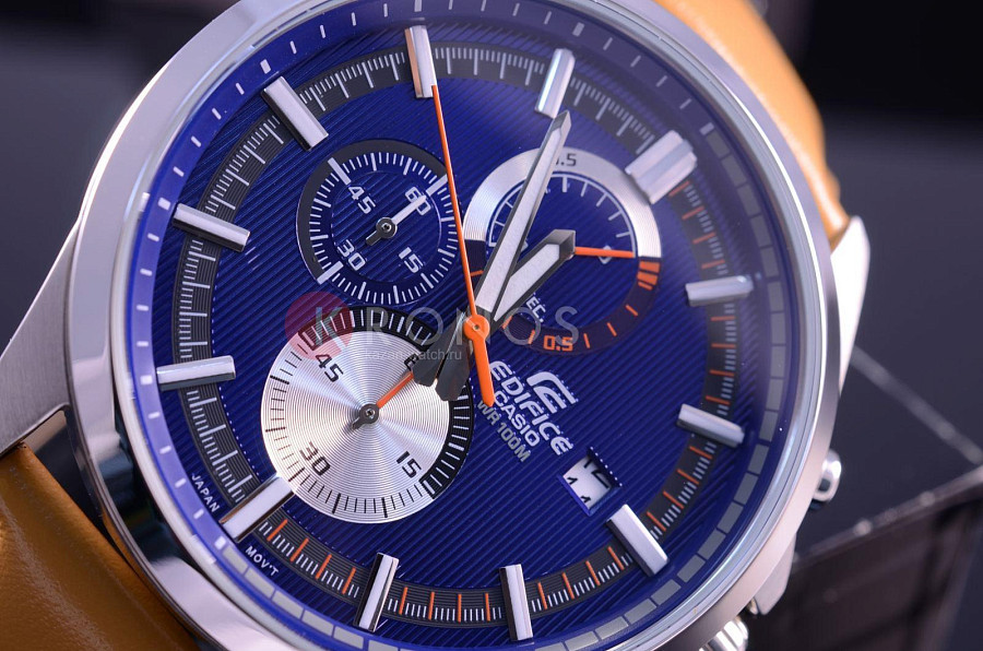 Часы Casio Edifice EFV-520L-2A — металл, Япония