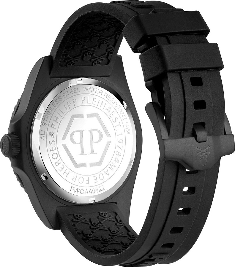 Часы Philipp Plein The Skull PWOAA0422 — силикон, мужские
