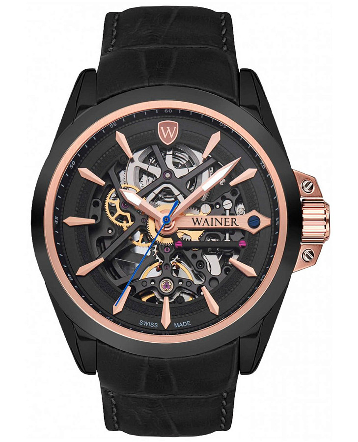 Часы Wainer WA.25677-E — мужские, черный