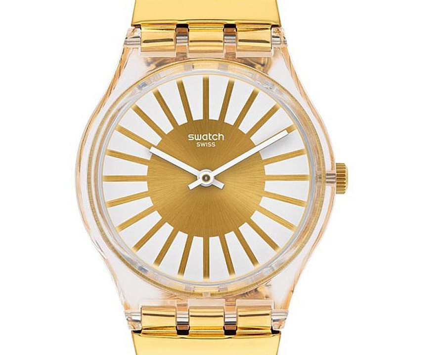 Часы Swatch Gent GE248A — кварцевые, пластик