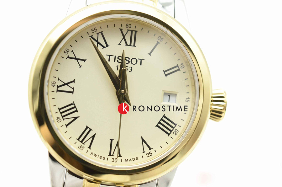 Часы Tissot Classic Dream Lady T129.210.22.263.00 — женские, сталь c pvd покрытием