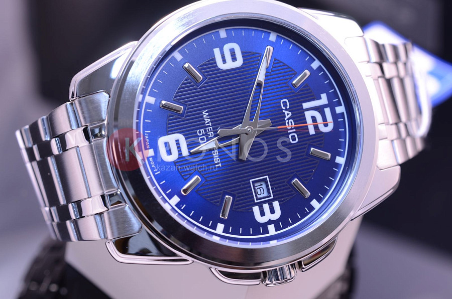 Часы Casio Collection MTP-1314D-2AVDF (MTP-1314D-2A) — кварцевые, металл сталь