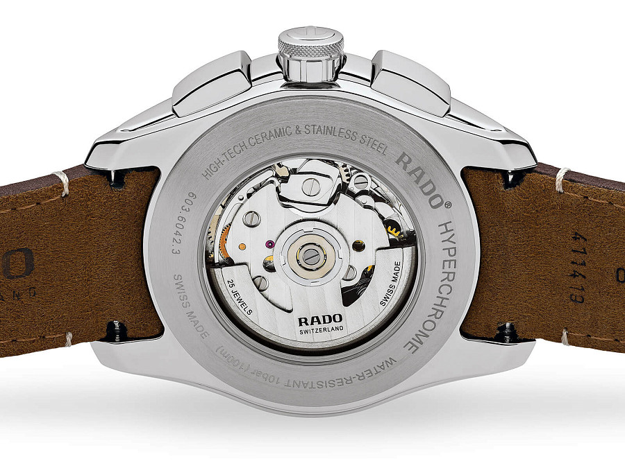 Часы Rado Hyperchrome Automatic Chronograph R32042305 — механические, керамика сталь металл
