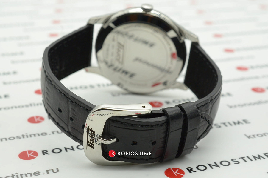 Часы Tissot Heritage Visodate T118.410.16.057.00 — мужские, кожаный