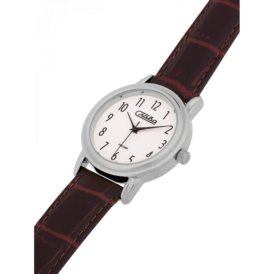 Часы Слава Традиция 1061858/300-2035 — белый, латунь