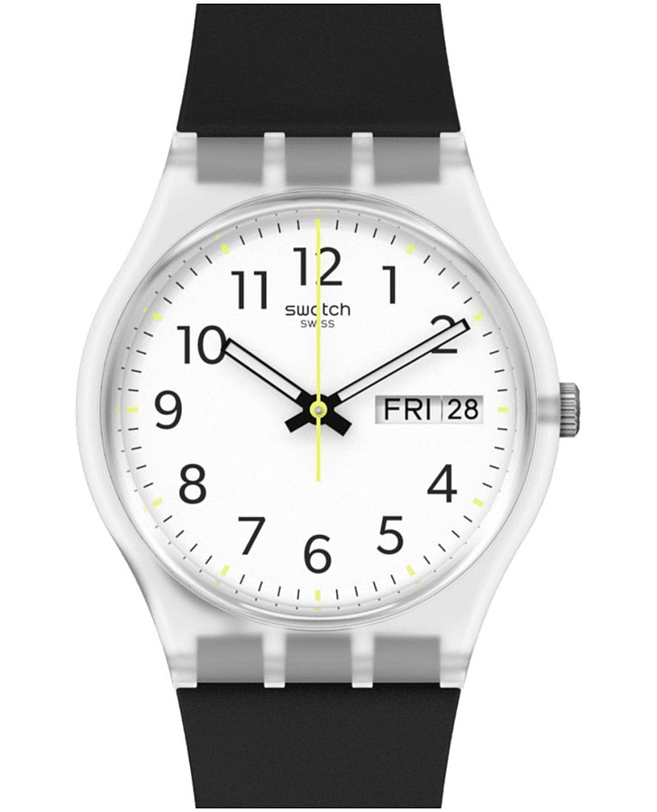 Часы Swatch Gent Biosourced Standard SO28K701 — женские, белый