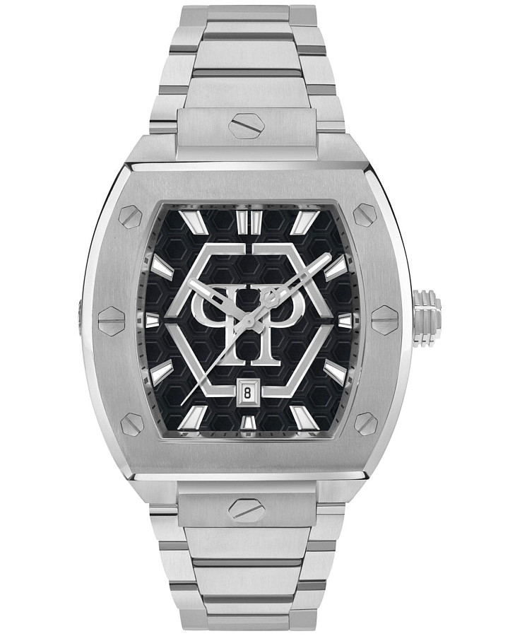 Часы Philipp Plein Hexagon Phantom PWPUA0725 — мужские, черный