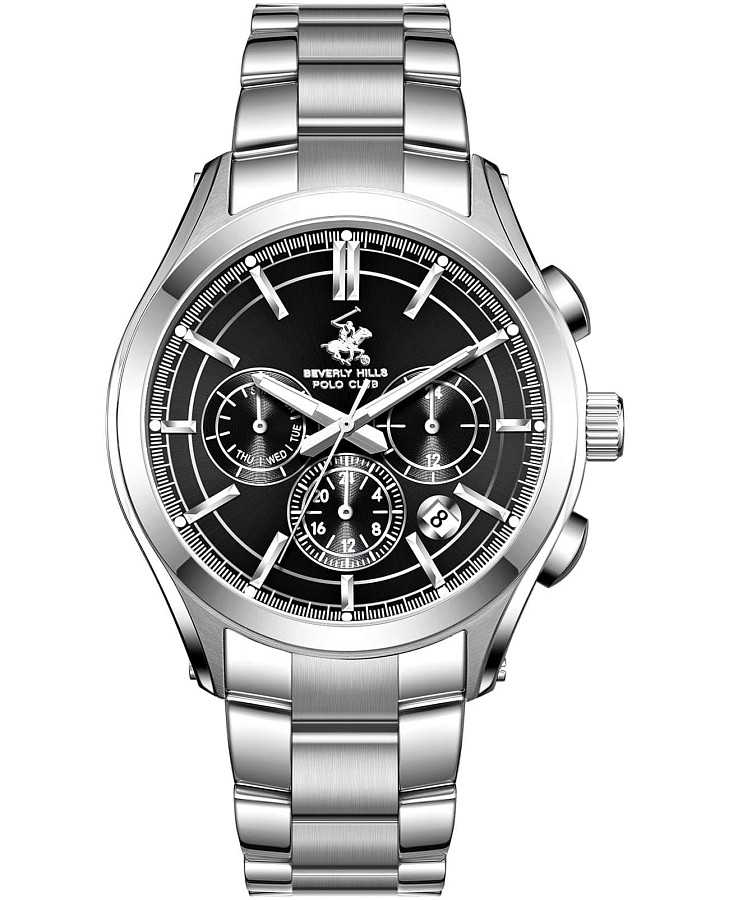 Часы Beverly Hills Polo Club BP3812X.350 — мужские, черный
