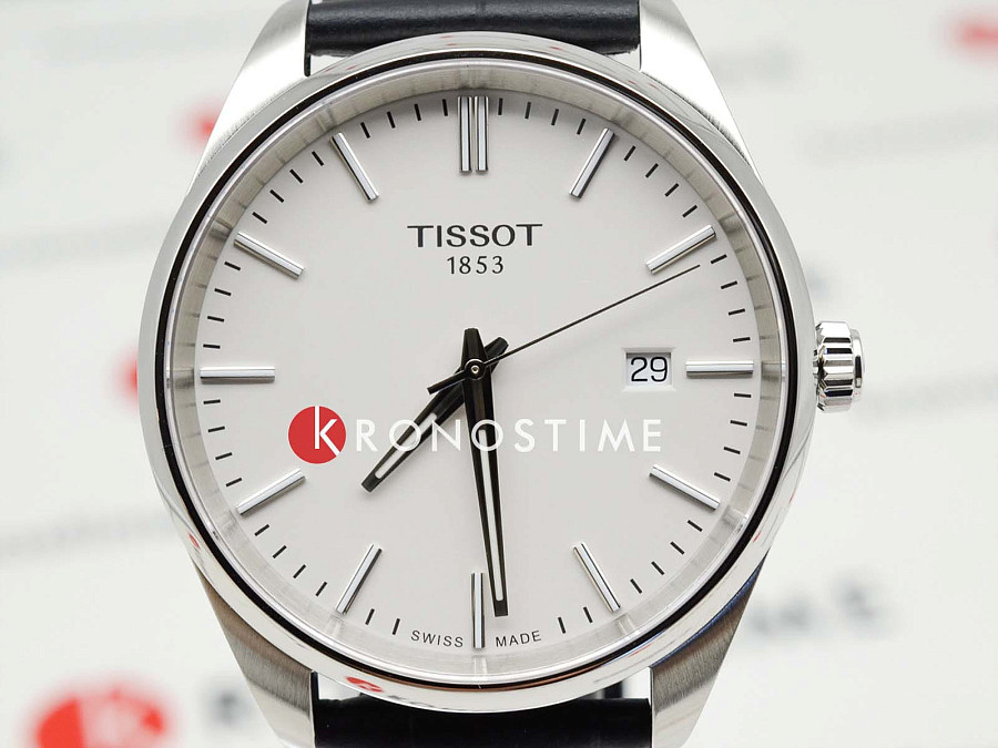 Часы Tissot PR 100 Quartz 40mm T150.410.16.011.00 — металл сталь, Швейцария