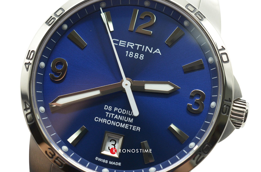 Часы Certina DS Podium 40mm C034.451.44.047.00 — металл титан, Швейцария