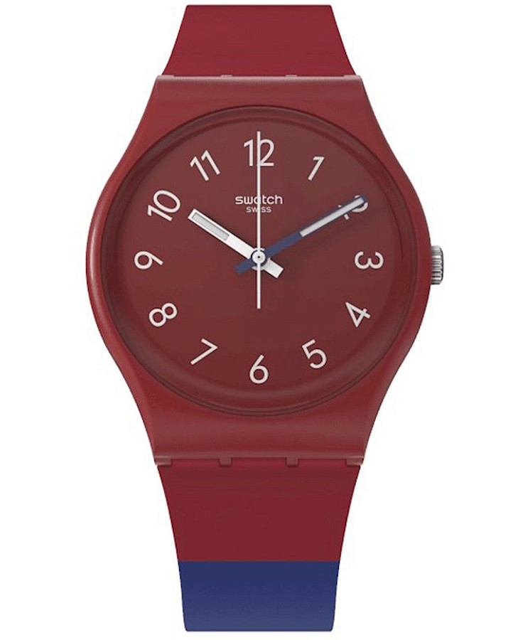 Часы Swatch Gent Biosourced Standard SO28R112 — женские, красный