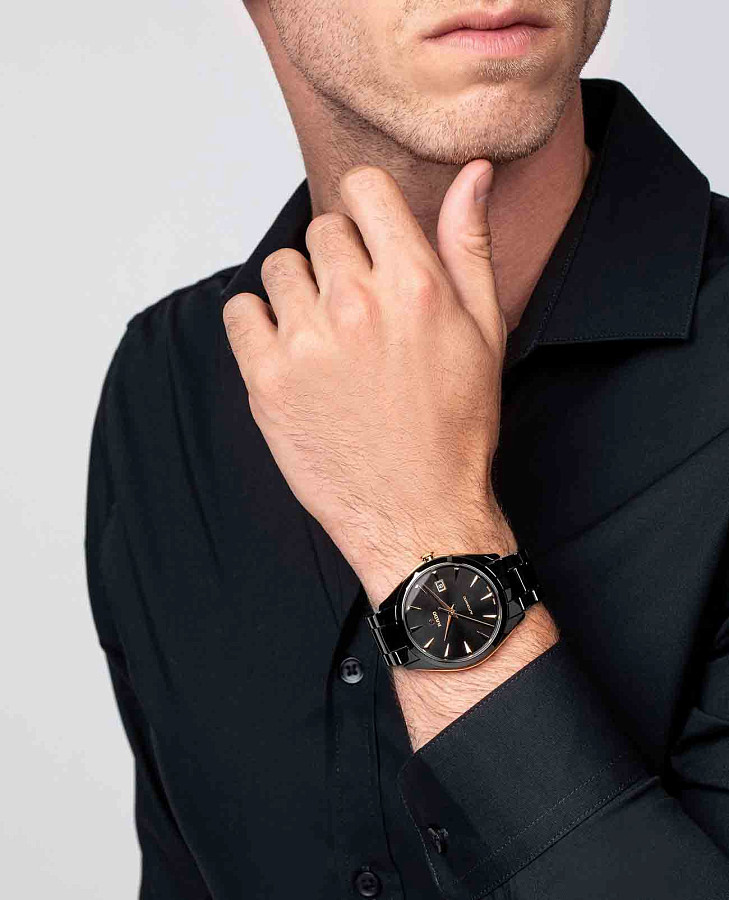 Часы Rado Hyperchrome Automatic R32252162 — мужские, черный