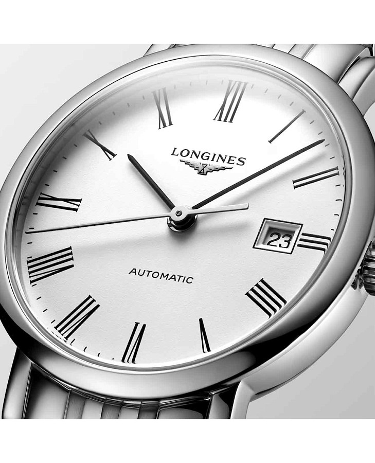 Часы Longines Elegant Collection L4.310.4.11.6 — механические, металл сталь