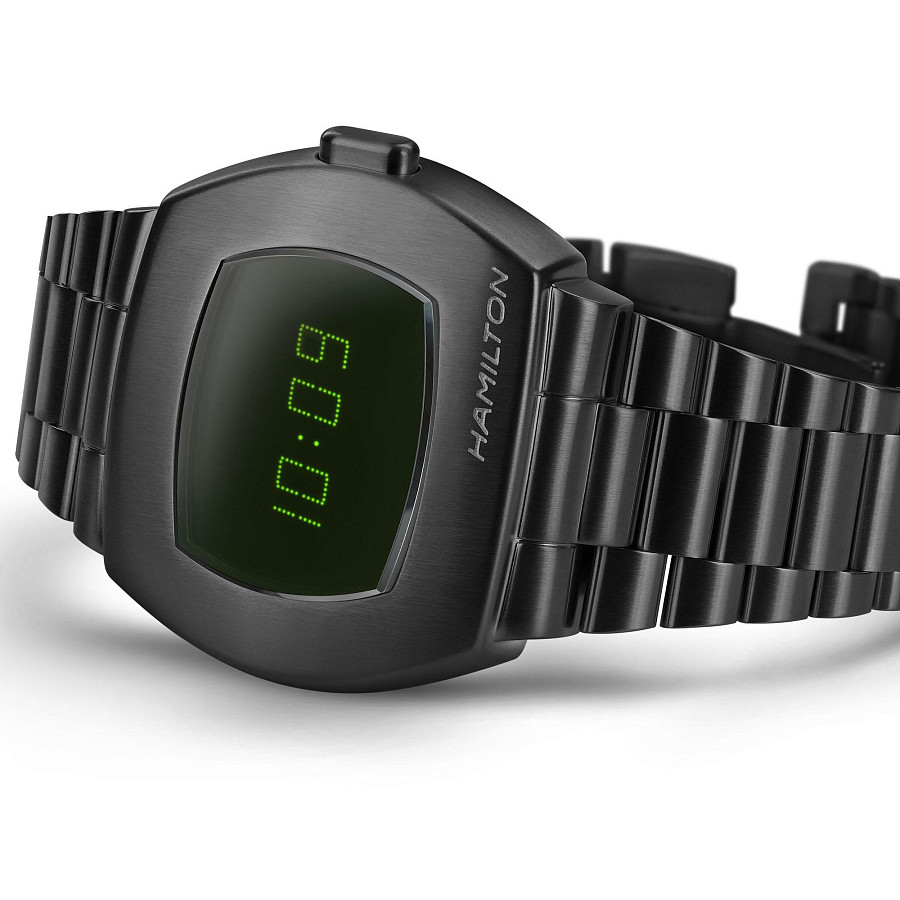 Часы Hamilton American Classic PSR MTX Digital Quartz H52434130 — сталь, Швейцария
