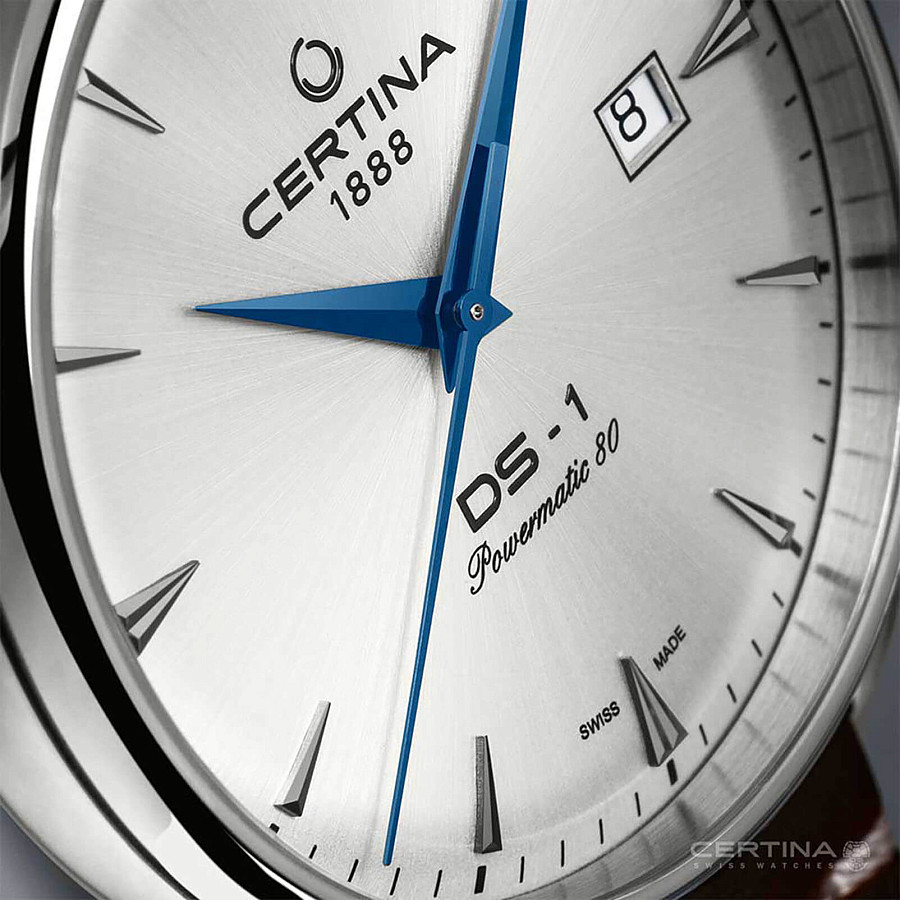 Часы Certina DS-1 Powermatic 80 C029.807.11.031.02 — мужские, серебристый