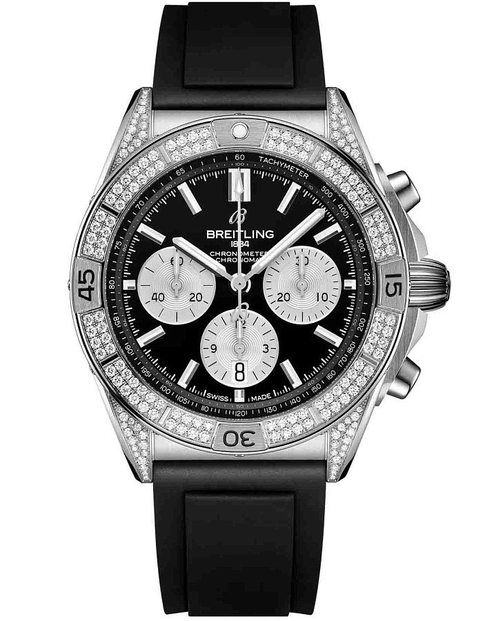 Часы Breitling Chronomat B01 42 mm AB0134721B1S1 — мужские, черный