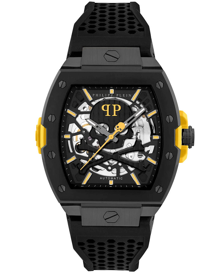 Часы Philipp Plein The Skeleton PWJFA1526 — мужские, черный