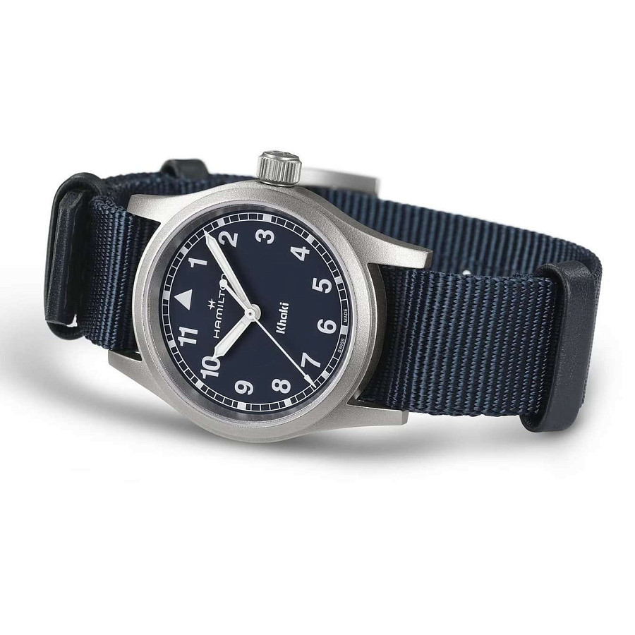 Часы Hamilton Khaki Field Quartz 33mm H69301940 — тканевый, мужские