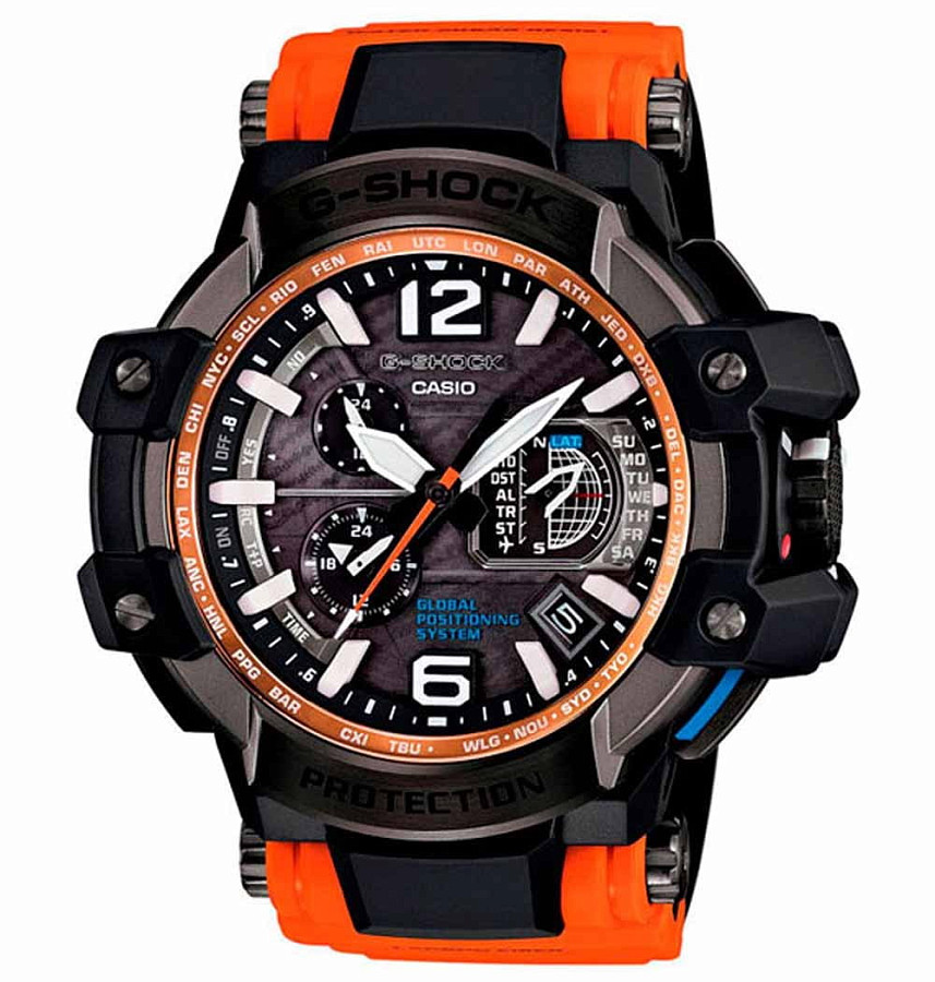 Часы Casio G-Shock GPW-1000-4A — мужские, черный